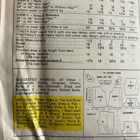 5/$25 McCall 3573 sewing pattern toddler dress pants size 2-4 🪡 - Picture 5 of 8